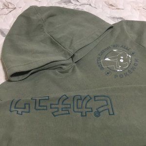 Boys Medium - Sonomo Pokemon - forest green hoodie - Pikachu, Anime